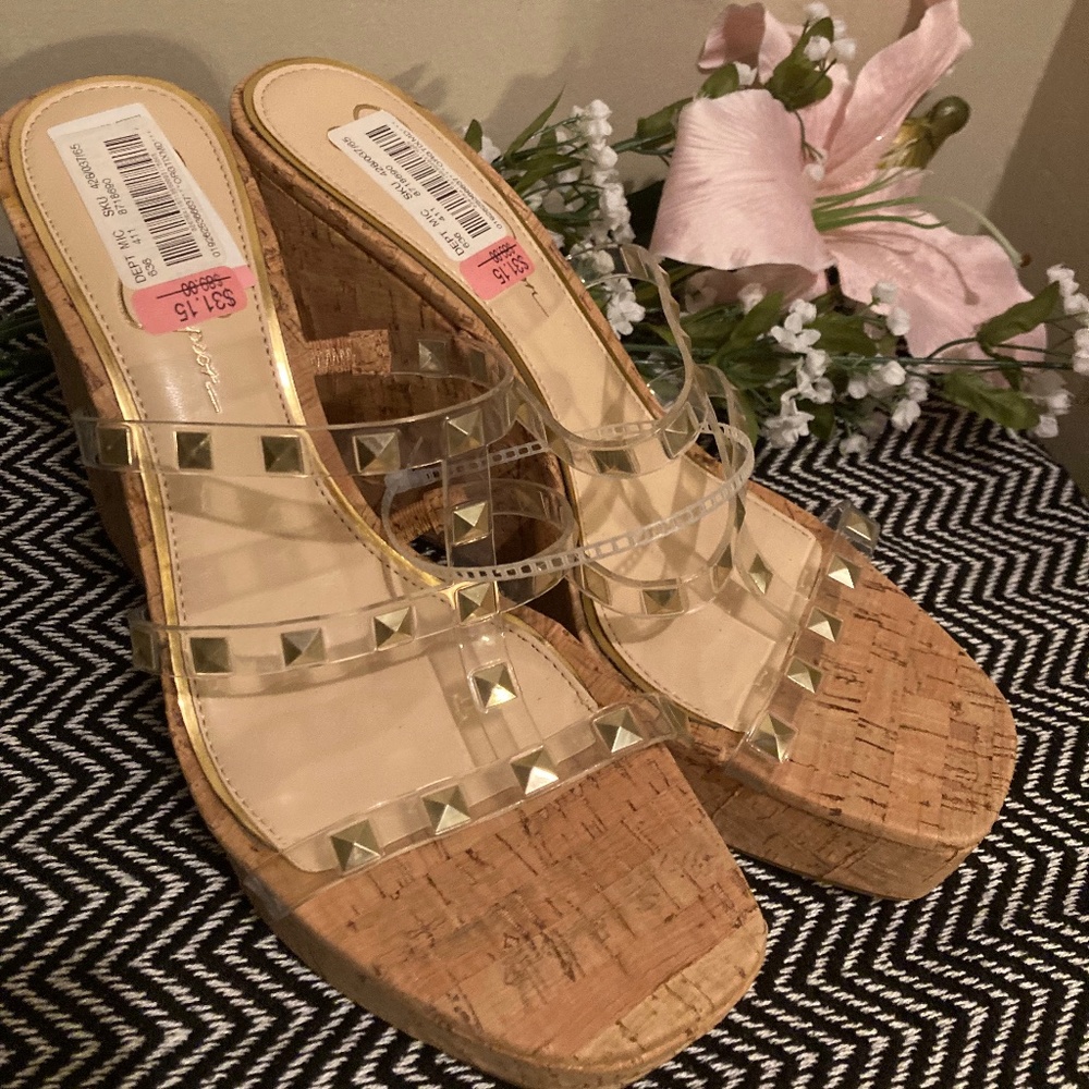 Jessica Simpson Platforms Clear Sandals